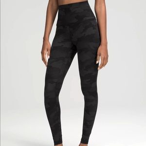 Lululemon Black Camo Leggings